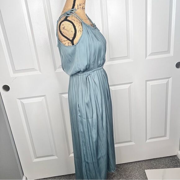 Sz XS Modern Citizen Sage Aileen Tie Shoulder Maxi Dress - Picture 5 of 14